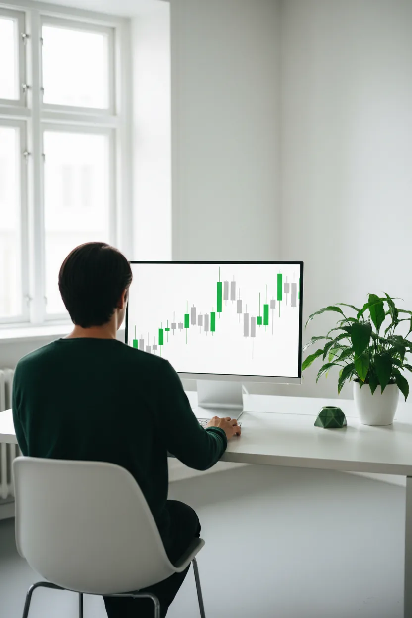 Estudiando un gráfico de mercado